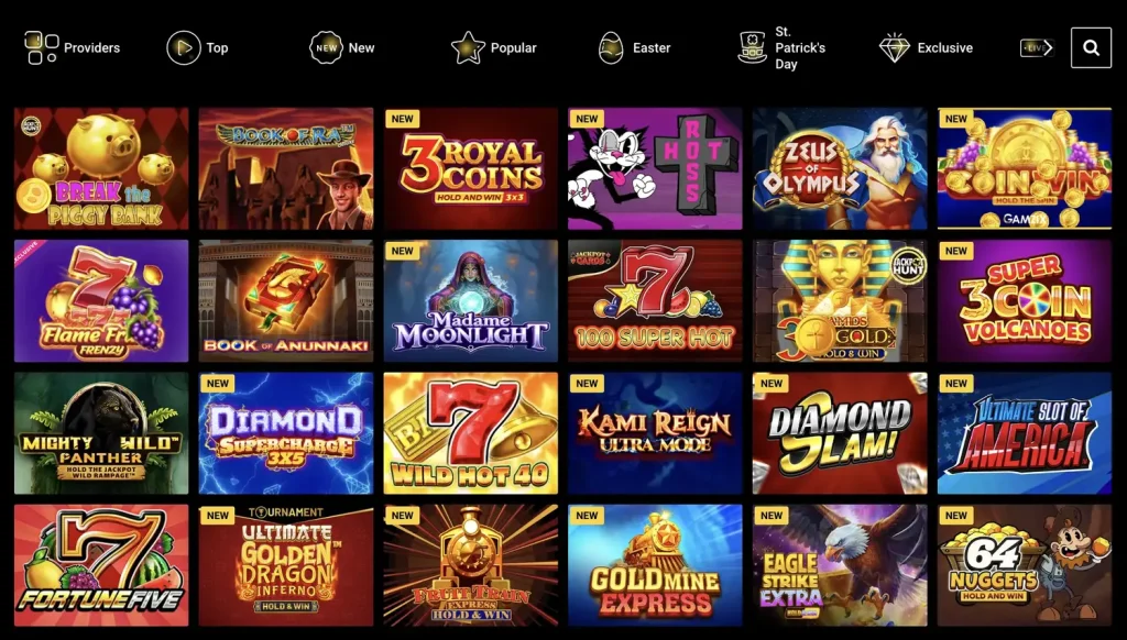 Zet Casino Games